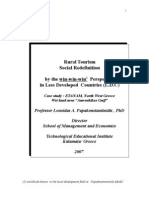 Rural Tourism Social Redefinition by The Win-Win-Win Perspective in Less Developed Countries (L.D.C)