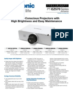 Panasonic PT-EX600 Brochure