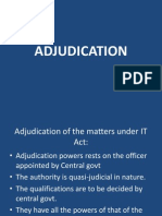 Adjudications of Cyber Disutes Inindia