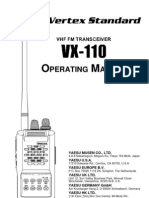 Manual Radio Vertex VHF vx-110