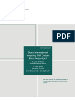 Does International Investing Still Deliver Risk Reduction?