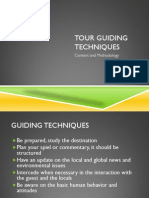 Tour Guiding Techniques B