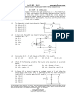 Gate 2002 Exam Question Keys