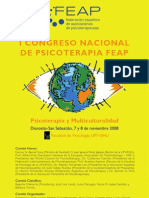 1er Congreso Nacional de Psicoterapia