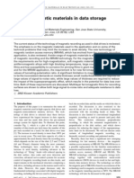 Review Modern Magnetic Materials in Data Storage: Journalofmaterialsscience:Materialsinelectronics13 (2002) 509-523