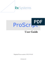 Proscript User Guide