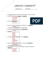 Indicatif vs. Subjonctif