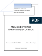 Analisis de Texto Narrativo Biblico