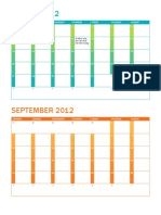 Schedule Template