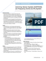 Surveillance Towed Array Sensor System (SURTASS) and Compact Low Frequency Active (CLFA) System