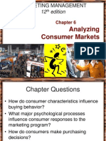 Marketing Management: Analyzing Consumer Markets