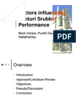 Factors Influencing Venturi Scrubber Performance