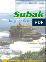 Subak, Irrigation System in Bali