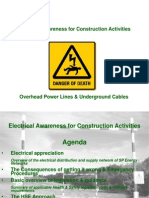 Electrical Awareness For Construction Activities