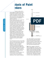 Pyrolysis of Paint Polymers