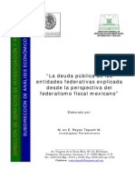 Estudio de Los Estados Más Endeudados de México