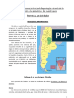 Geología de La Provincia de Córdoba