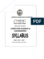 Mtech Nagarjuna University Syllabus