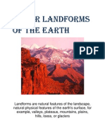 Major Landforms of The Earth