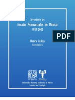 Inventario de Escalas Psicosociales en México