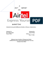 Project Report On Airtel