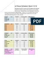 Picture Schedule 2013