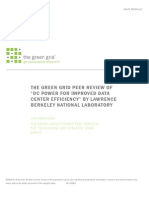 Green Grid White Paper 12 - LBNL Peer Review "DC Power For Improved Data Center Efficiency"