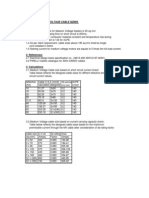 MV Cable Sizing Sheet