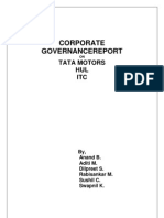 Corporate Governancereport: Tata Motors HUL ITC