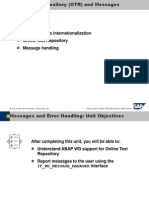 Otr Messages Webdynpro