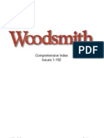 Woodsmith Magazine Index