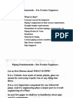 Piping Fundamentals - For Freshers Engineers