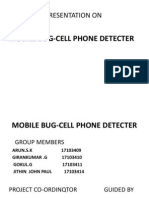 Mobile Bug Cell Phone Detector PPT Persentation Way2project in