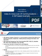 Video & Voice Over IP Communications - A SIP-based Example: Barry Andrews