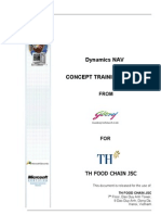 Dynamics NAV Concept Training Manual: TH Food Chain JSC