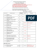 Semester Examinations Section University of Karachi