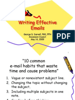 Writing Effective Emails