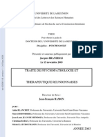 Traite de Psychopathologie Et Therapeutique Reunionnaise PDF