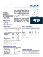 Product Features Product Description Functional Diagram: High Dynamic Range FET