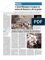 Memorias de Bacares, Editorial Círculo Rojo. Diario de Almería