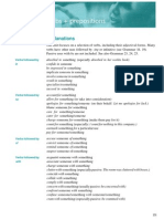 Verbs and Prepositions (Vince, Pp. 131-137)