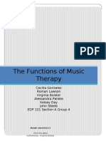 The Functions of Music Therapy