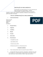 Administração de Medicamentos