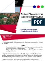 X-Ray Photoelectron Spectroscopy (XPS) : Electron Spectroscopy For Chemical Analysis (ESCA)