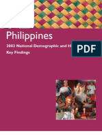 Philippines Statistics 2003