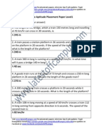 Sasken Sample Aptitude Placement Paper Level1