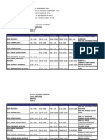 Horarios de Clase PERIODO 2 CICLO 2012 2013B