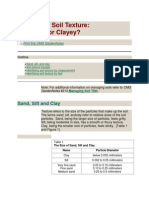 Estimating Soil Texture