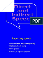 Direct and Indirect Speech