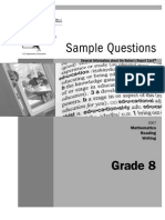 Sample Questions: General Information About The Nation's Report Card